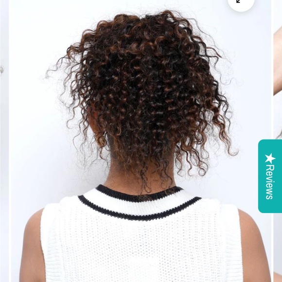 Brand new original curly hair Messy bun topper extensions - Picture 5 of 8